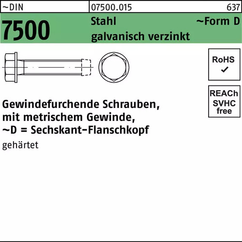 Vite filettata din 7500 kt - 7500,