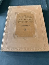 1923 Manual of Linotype