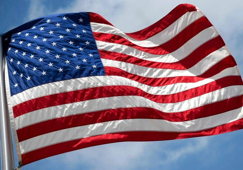 Bandiera barca americana - , usa