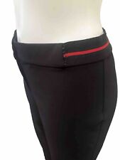 Pantaloni Vita Media Elasticizzati Gucci, Neri e Bordo Gucci Rosso e Verde Tg XS