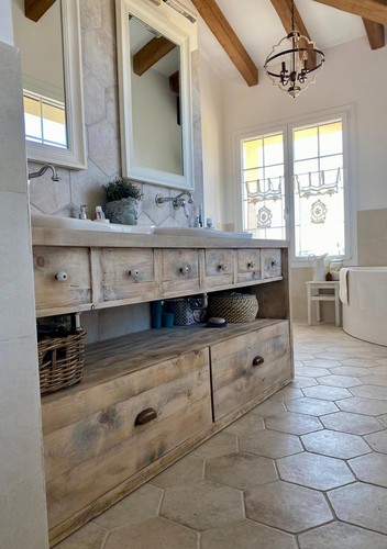 Mobile bagno legno massello - in,