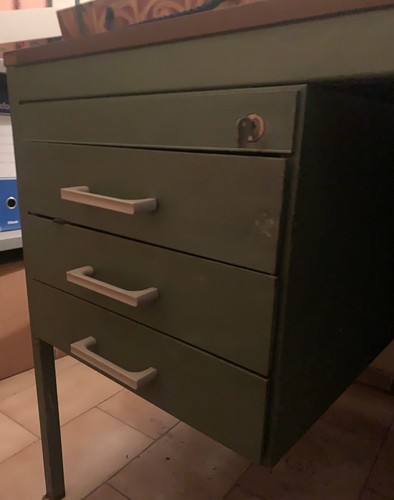 Scrivania ferro legno - scrivania, e