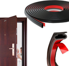 Guarnizione per Porta Finestra 7M,Paraspifferi Porta Blindata Di D-Profilo Inson