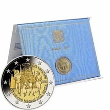  2 EURO VATICANO 2012 VII INCONTRO MONDIALE DELLE FAMIGLIE COMMEMORATIVO !