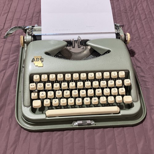 Macchina scrivere adler - da, abc