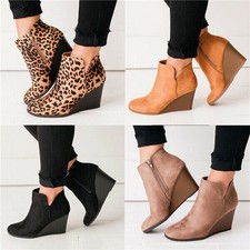 Stivaletti donna zeppa chelsea