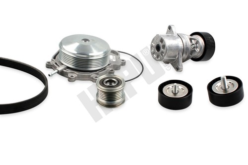 Pompa acqua hepu kit cinghia - pompa,