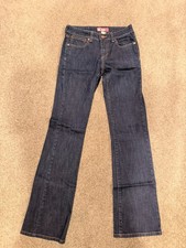 Jeans denim taglio stivaletto H&M fit Loyal taglia w26 vita bassa scuro