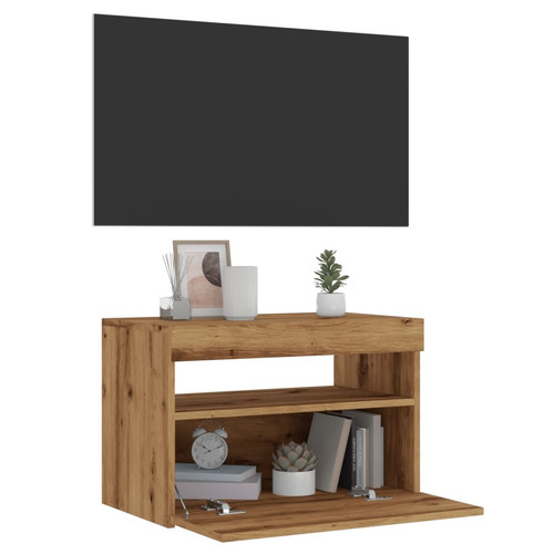 Vidaxl mobile porta - con, led