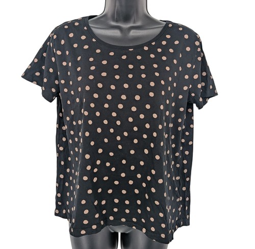 Shirt zara pois nera - t-shirt,