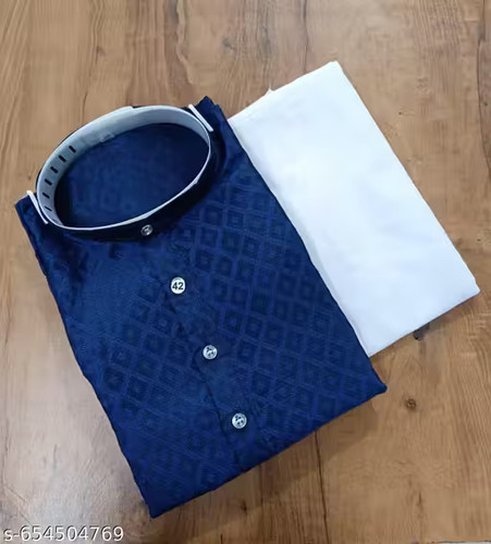 Jacquard kurta set pigiama - jacquard,