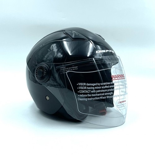 Casco jet dieffe df21 nero - df21,