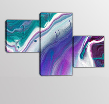 Tris Quadri Astratti Moderni