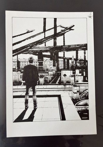 Tavola originale dylan dog - tavola,