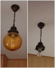 Lampadario Palla In Vetro