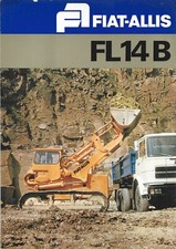 Brochure  FIAT-Allis FL 14 B Caricatrice anni 70 Macchine da Cantiere