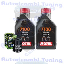 Kit Tagliando Olio Motul 7100 10W30 Per Peugeot 250 Satelis Executive 2007>2012