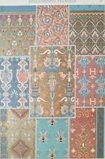 ANTICA STAMPA A COLORI E ORO