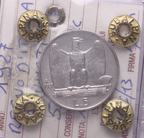 Veiii italia 5 lire - veiii,