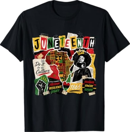 Shirt juneteen black - juneteen,