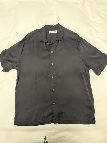 Zara camicia uomo seta - uomo, nera