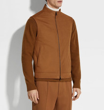 Gilet pelle scamosciata - in,