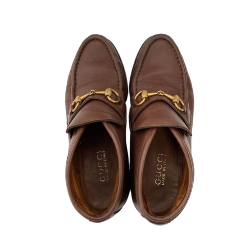 Stivali gucci pelle marrone - gucci,