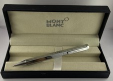 Penna a sfera Montblanc Luxury Meisterstuck Special Roller tono argento ricondizionata
