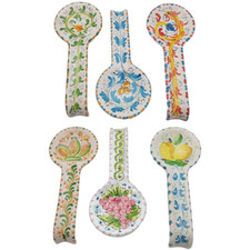 Poggiamestolo in ceramica di