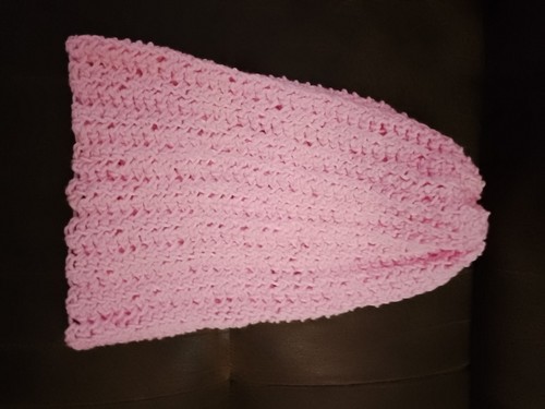 Cappello rosa acrilico a - rosa, acrilico,