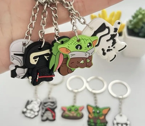 Portachiavi gomma star wars - star,