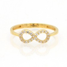Anello infinito oro - oro, 18