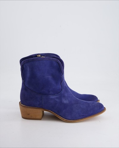 Stivaletto nana camoscio - nana, blu
