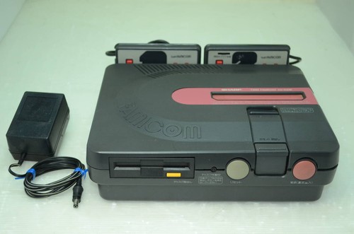 Console sharp twin famicom - console,