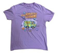 Scooby-Doo! Maglietta Mystery Machine BoxLunch esclusiva viola maglietta grande