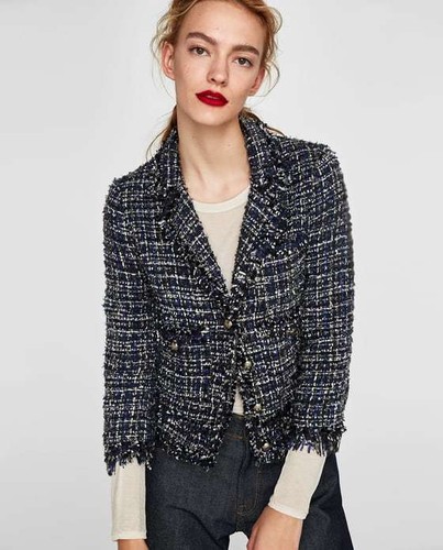 Blazer boucle zara 129 - boucle,