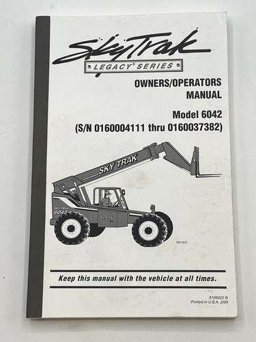 3126022 jlg manuale - manuale, operazioni