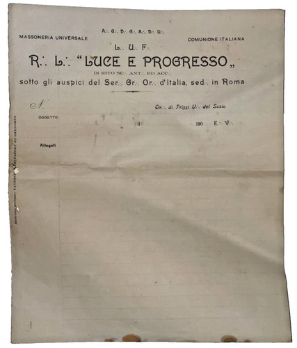 Documento massoneria luce - documento, r.l.