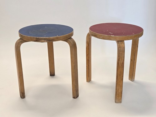 Sgabello alvar aalto artek - sgabello,