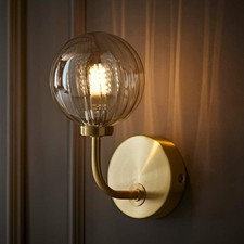 Lampade da parete stelo oro