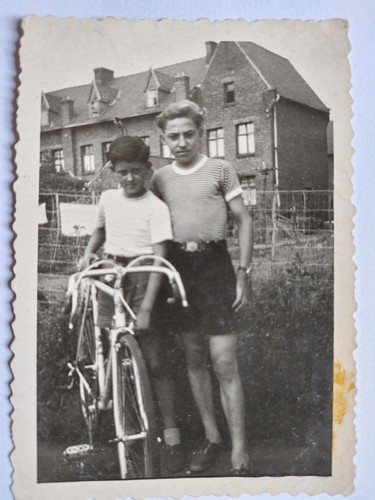 Vintage 1930s photo two boys - 1930s,