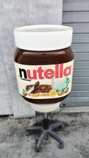 Barattolo Contenitore Gigante Vuoto Da Collezione Pubblicitario Nutella Ferrero