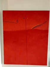 Valentino Vago 1993 quadro tela dipinto misura 73x60 cm firmato E Pubblicato Cat