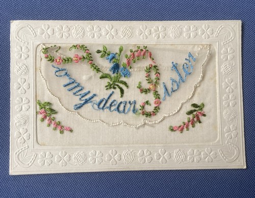 Ww1 embroidered silk - ww1,