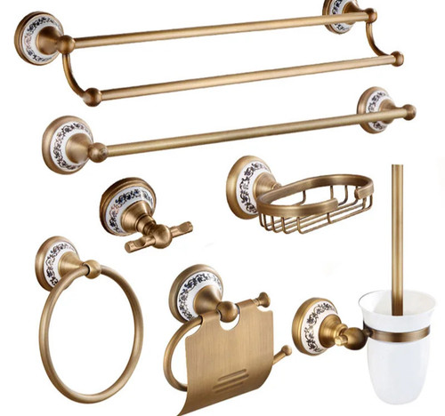 Antico accessorio bagno - , ottone
