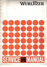Manuale servizio wurlitzer - manuale, di