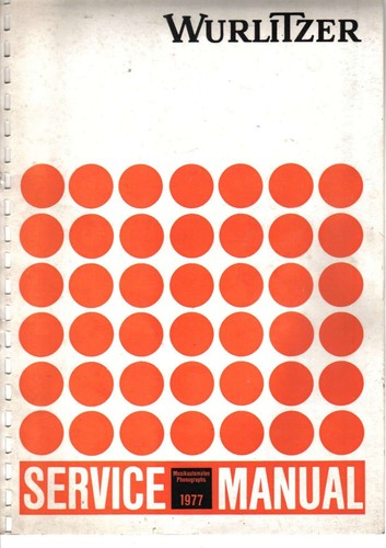 Manuale servizio wurlitzer - manuale,