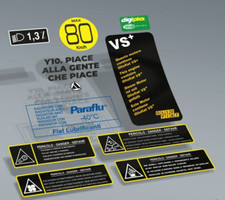 Kit completo adesivi motore - kit,