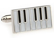 Gemelli pianoforte argento - gemelli,