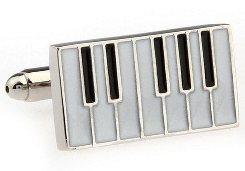 Gemelli pianoforte argento - gemelli,